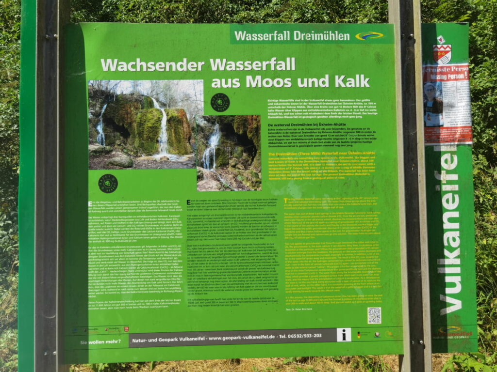 Dreimühlen Wasserfall wandern