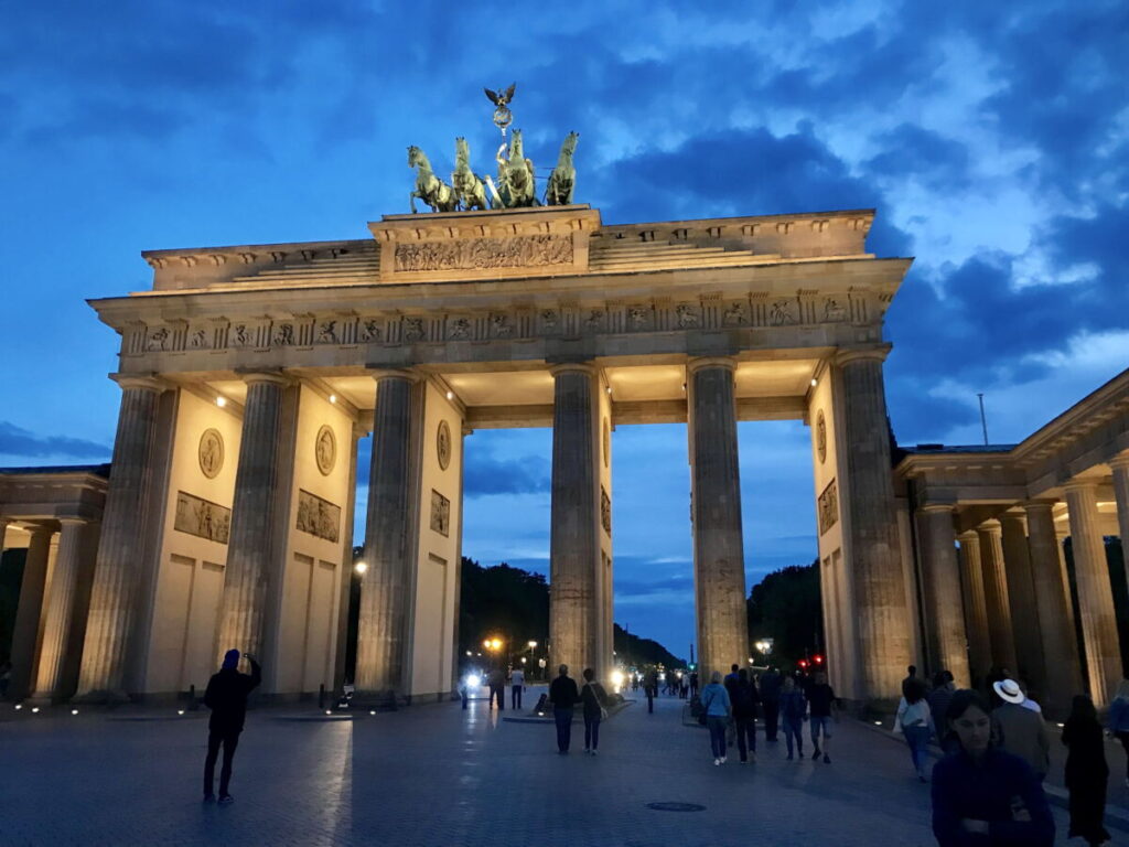 Berühmte Reiseziele Deutschland - das Brandenburger Tor in Berlin