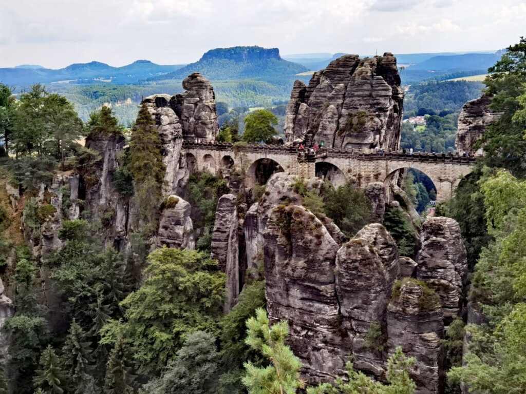 Reiseziele Deutschland - Basteibrücke in der Sächsischen Schweiz