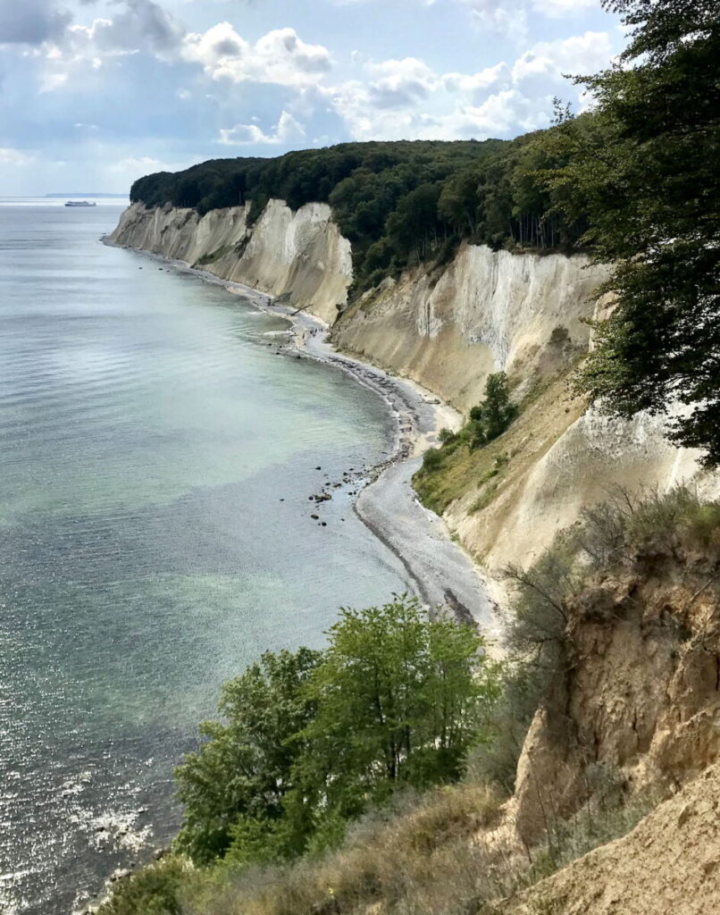 Reiseziele Deutschland am Meer - die Kreidefelsen Rügen