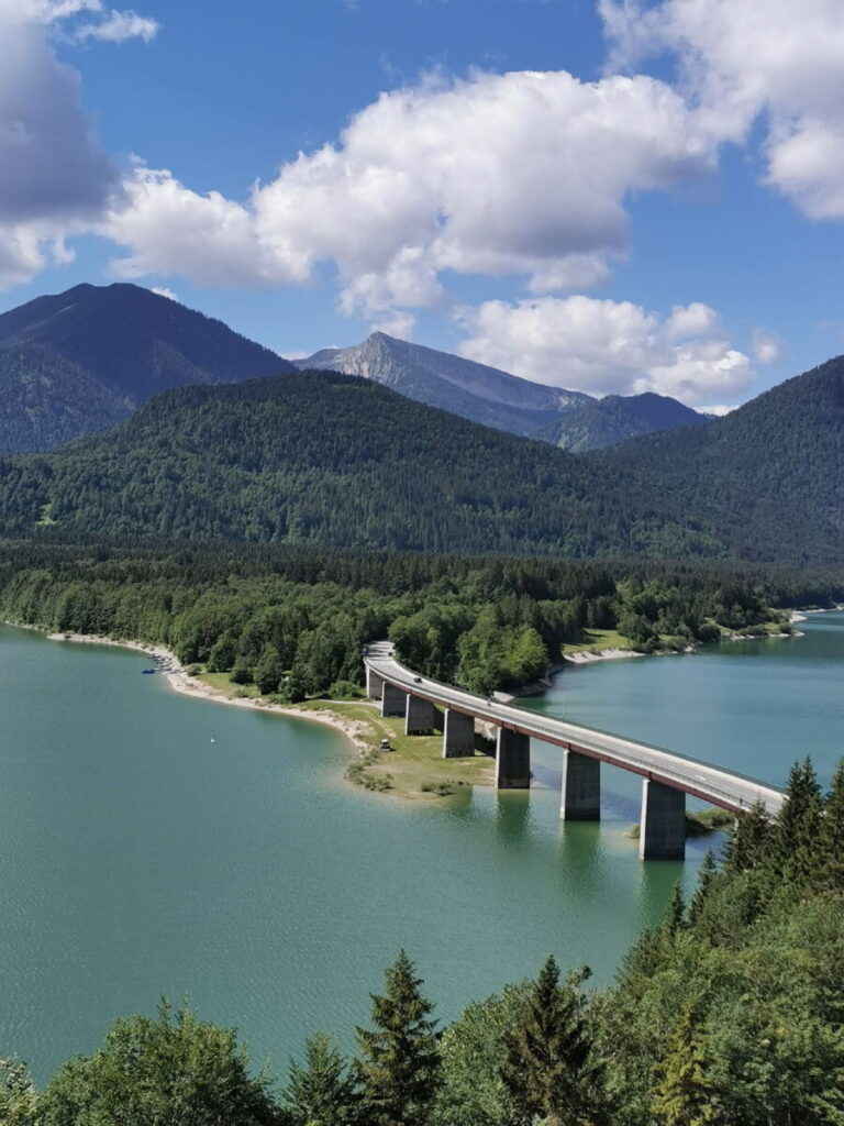 Reiseziele Deutschland - Sylvensteinsee