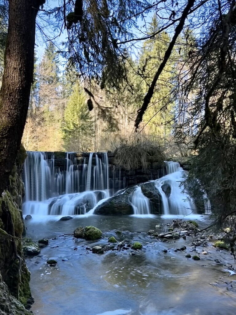 Geheime Reiseziele Deutschland - der Geratser Wasserfall im Allgäu