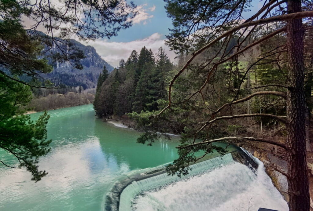 Natur Reiseziele Deutschland - Lechfall Füssen