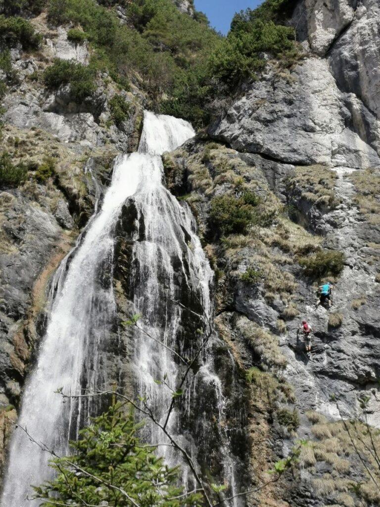 Dalfazer Wasserfall - mit Klettersteig